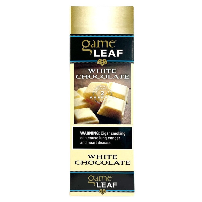 Game Leaf White Chocolate Cigarillos White Chocolate 15 Packs of 2