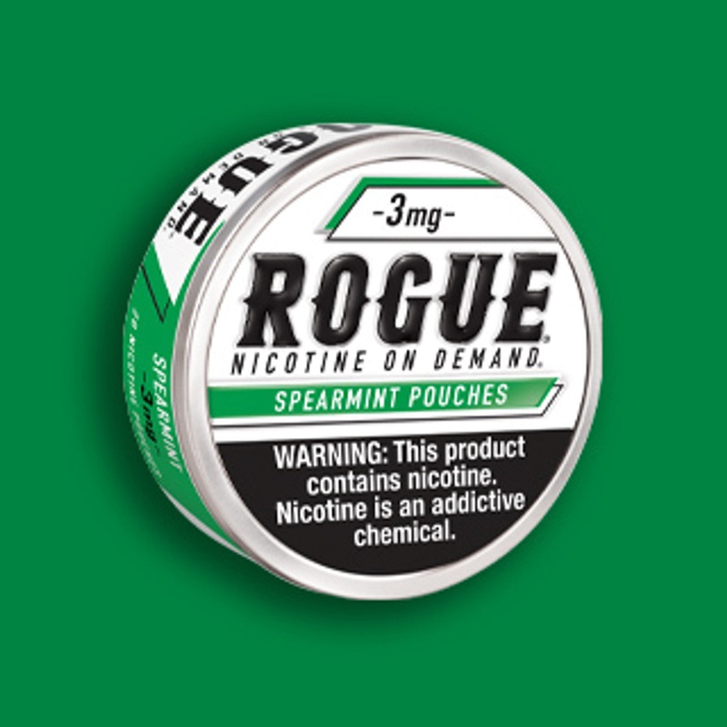 Rogue Nicotine Pouches Spearmint – 5 Pack 3mg