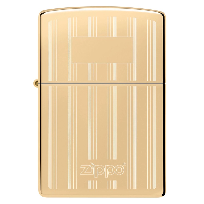 Zippo Lighter – Sophisticated Pinstripes