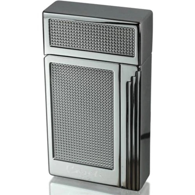 Caseti Clayworth Chrome Plated Barley Jet Flame Lighter