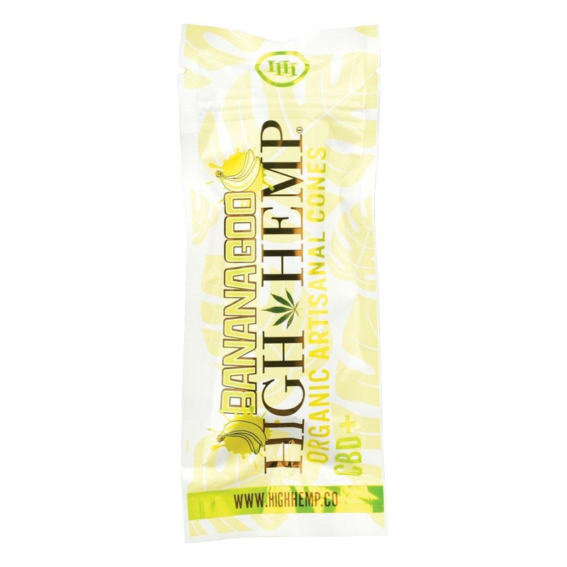 High Hemp Banana Goo Pre-rolled Cones Banana Goo 15 Packs of 2