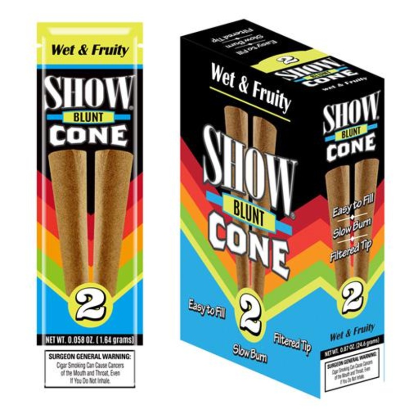 Show Blunt Cone Wet and Fruity Wet and Fruity 15 Packs of 2