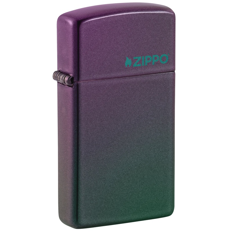 Slim Iridescent Zippo Logo