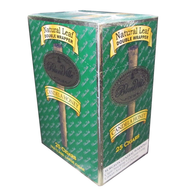 Bluntville Candela Honey Double Wrapped Cigars Candela Honey Box of 25