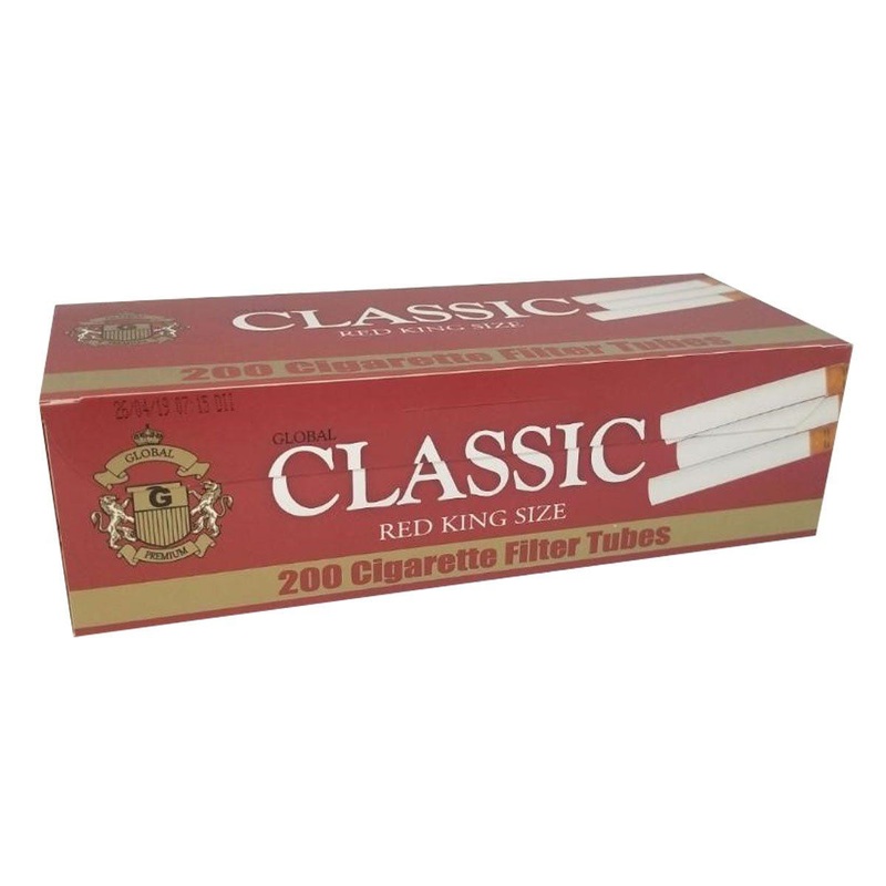 Classic Filter Tubes Red King (84mm) 200ct Carton