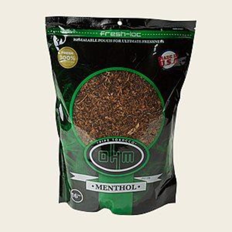 Ohm Menthol Pipe Tobacco Menthol 16oz Bag