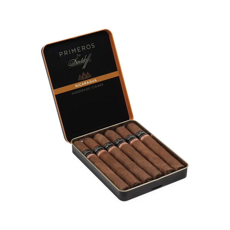 Primeros by Davidoff Nicaragua Nicaraguan Primeros Cigarillos (4 1/8″ x 34) Pack of 6