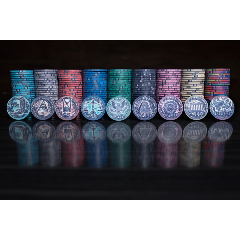 “The Mint” 10g Ceramic Chip Set 500pc