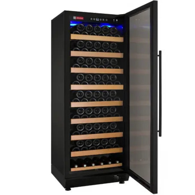 Allavino 24″ Wide Vite II 99 Bottle Single Zone Black Right Hinge Wine Refrigerator