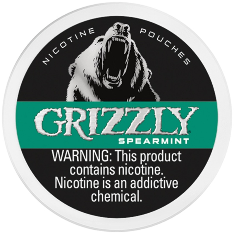 Grizzly Nicotine Pouches – Spearmint 7MG