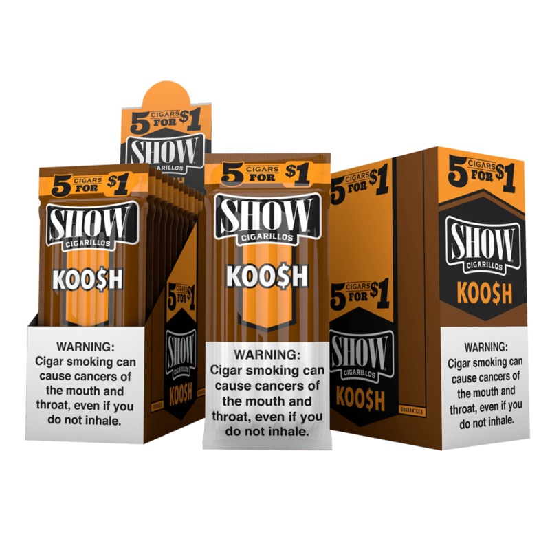 Show KOO$H Cigarillos K00$H 15 Packs of 5