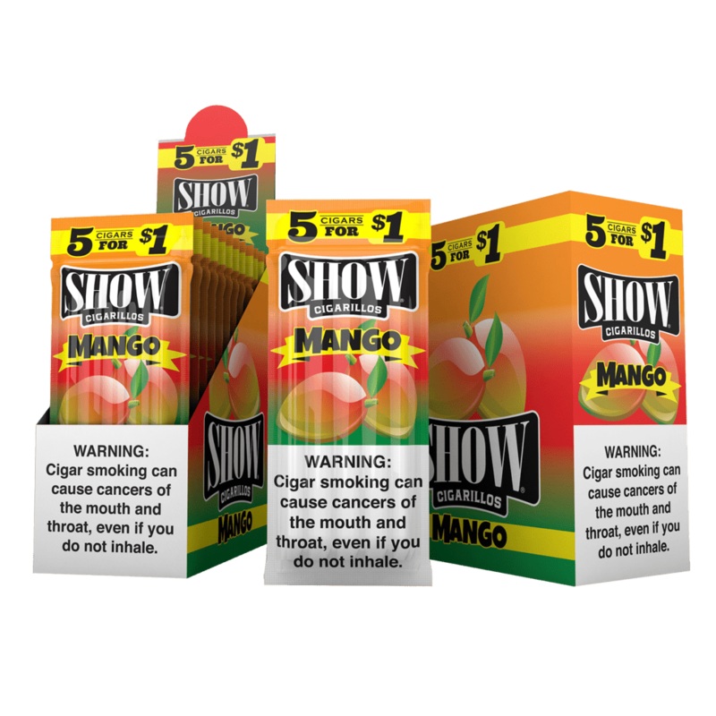 Show Mango Cigarillos Mango 15 Packs of 5