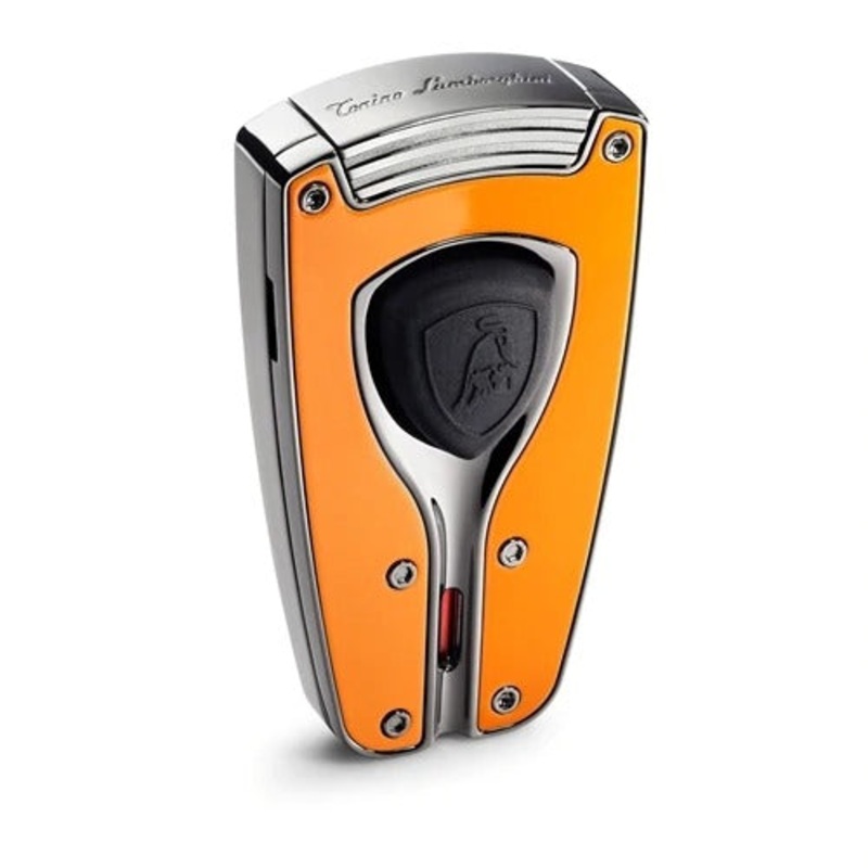 Tonino Lamborghini Forza Orange Lacquer Torch Flame Lighter