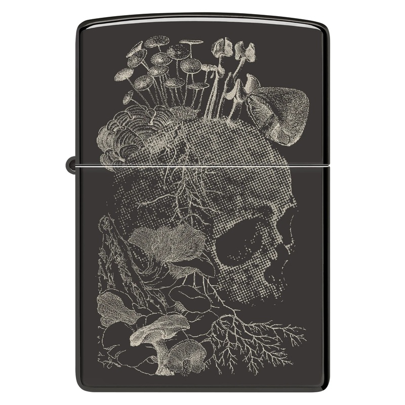 Zippo Lighter – Skull Mushroom