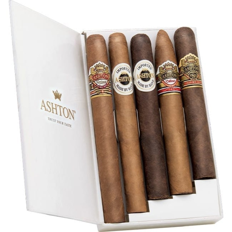 Ashton 5 Cigar Assortment Sampler Assortment Sampler of 5