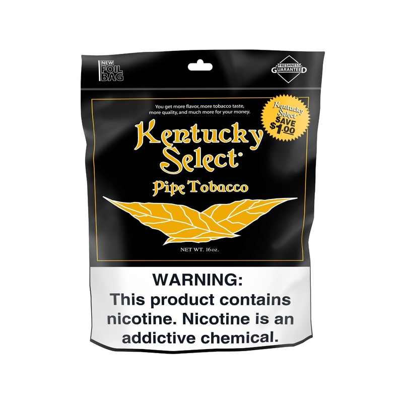 Kentucky Select Gold Pipe Tobacco Gold 16oz Bag