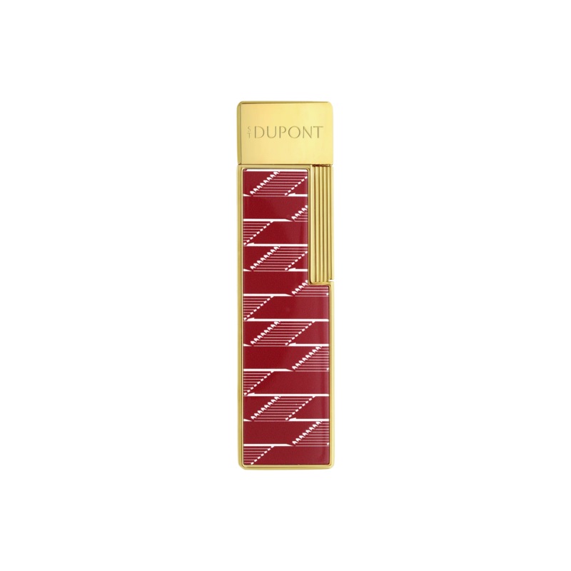 S.T. Dupont Twiggy Lacquered – Monogram Burgundy