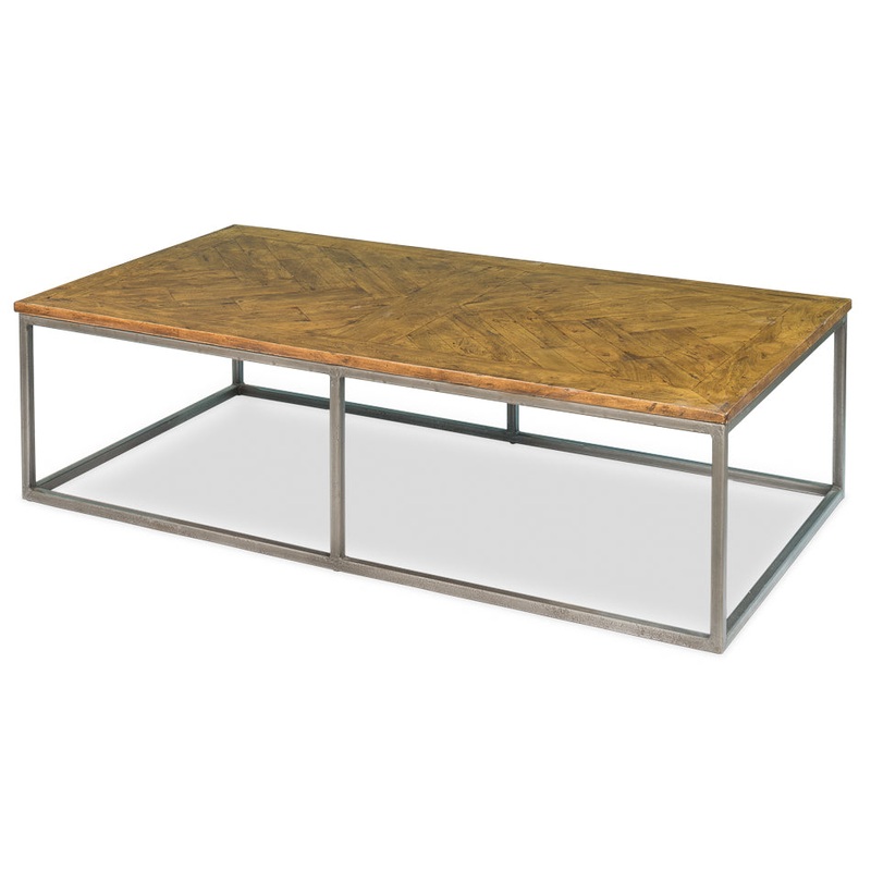 Cascade Cocktail Table, Fruitwood by Sarreid