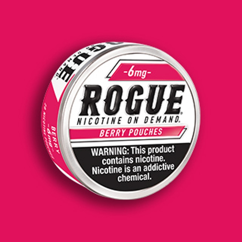 Rogue Nicotine Pouches Berry – 5 Pack 3mg