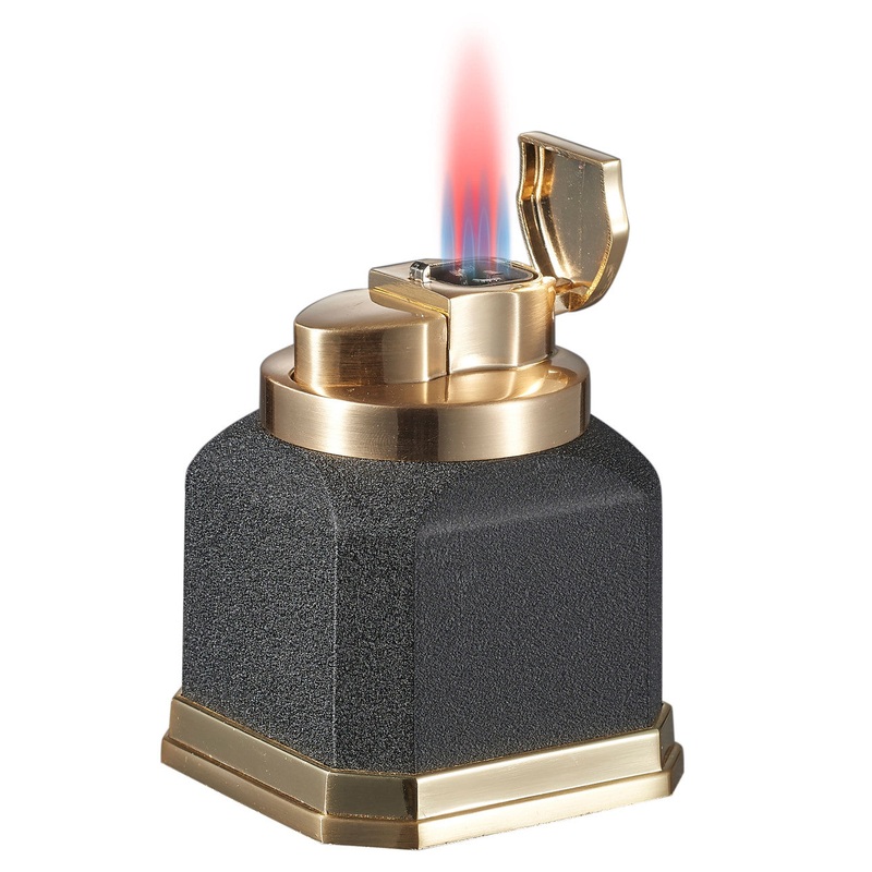 Visol Redferno Quad Flame Cigar Lighter – Antique Gold