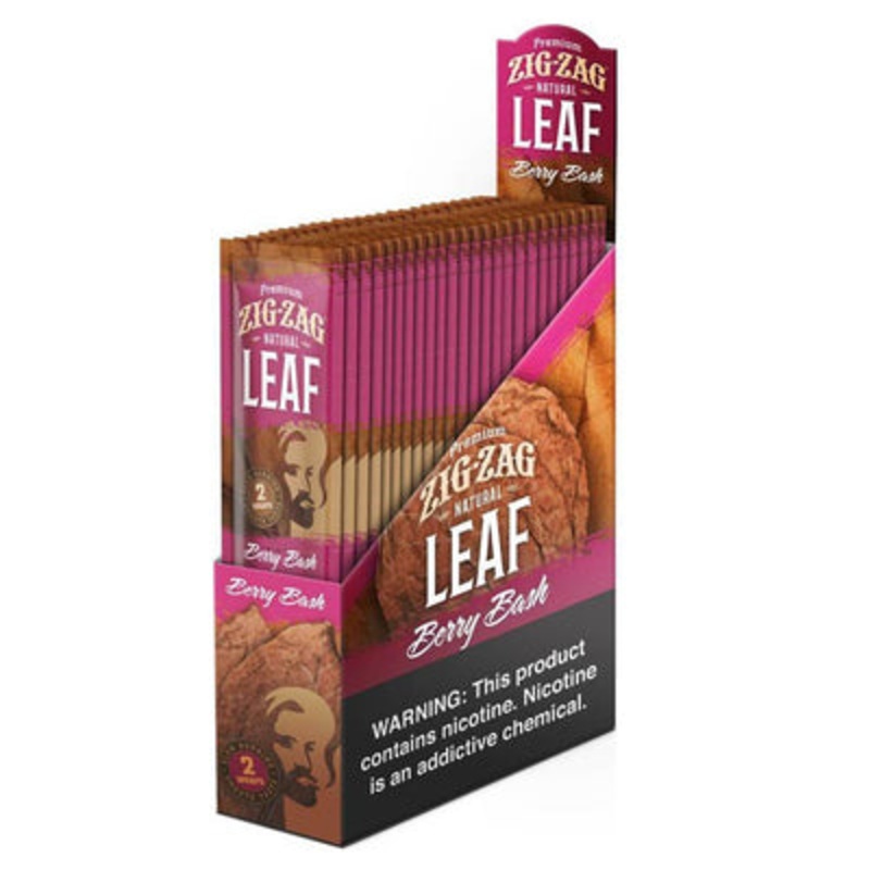 Zig Zag Natural Leaf Wraps Berry Bash Berry Bash 25 Packs of 2