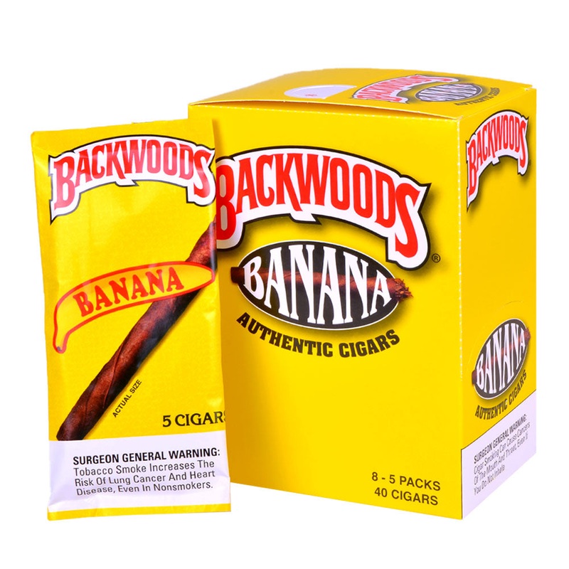 Backwoods Banana Cigars Banana 8 Packs of 5