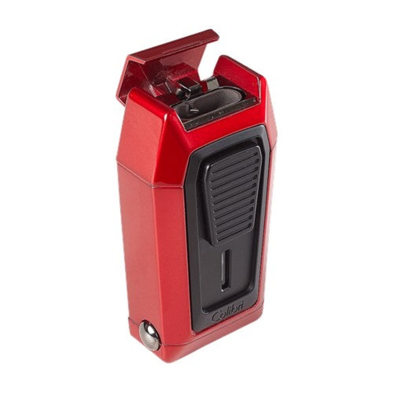 Colibri Quantum Triple Flame Lighter With V-Cutter Red and Black