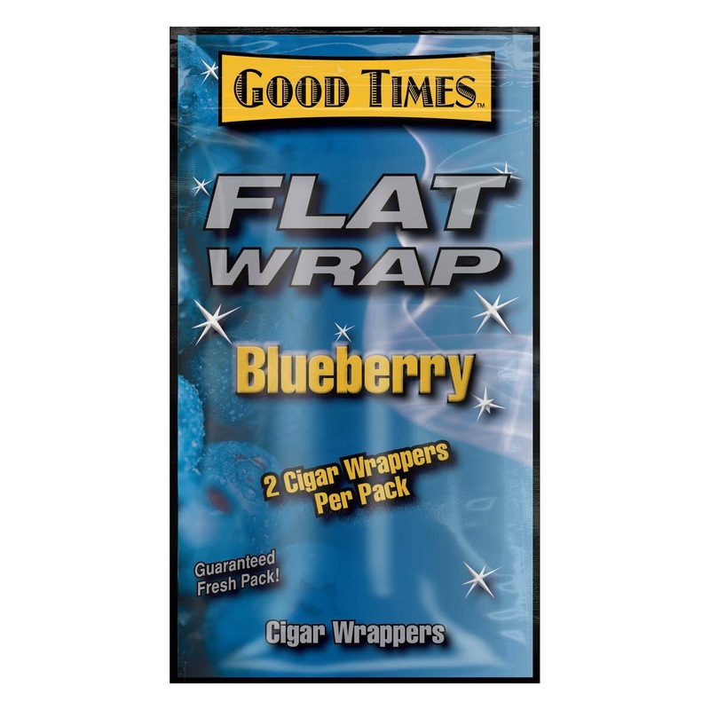 Good Times Blueberry Flat Wraps Blueberry 25 Packs of 2