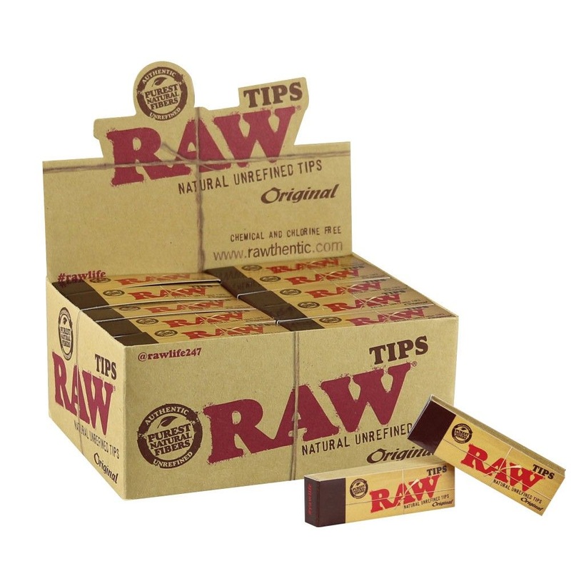 Raw Original Filter Tips Regular Box of 50 (2500ct)