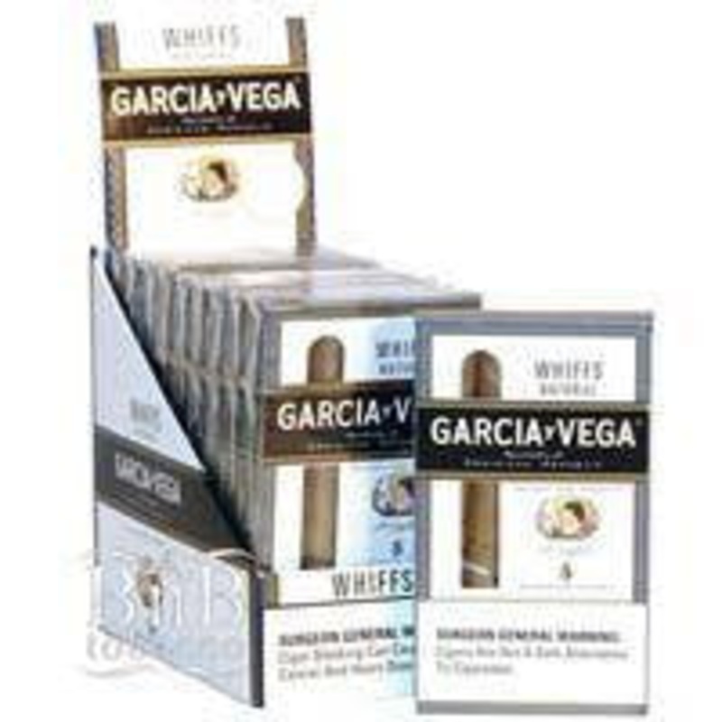 Garcia y Vega Natural Whiffs Whiffs Natural 10 Packs of 5