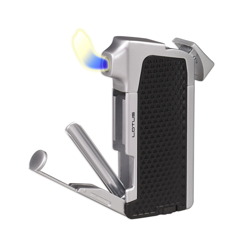 Lotus Condor Single Torch Flame Lighter Black Matte
