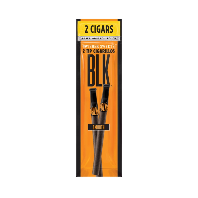 Swisher Sweets BLK Smooth Tip Cigarillos Smooth Tip 15 Packs of 2