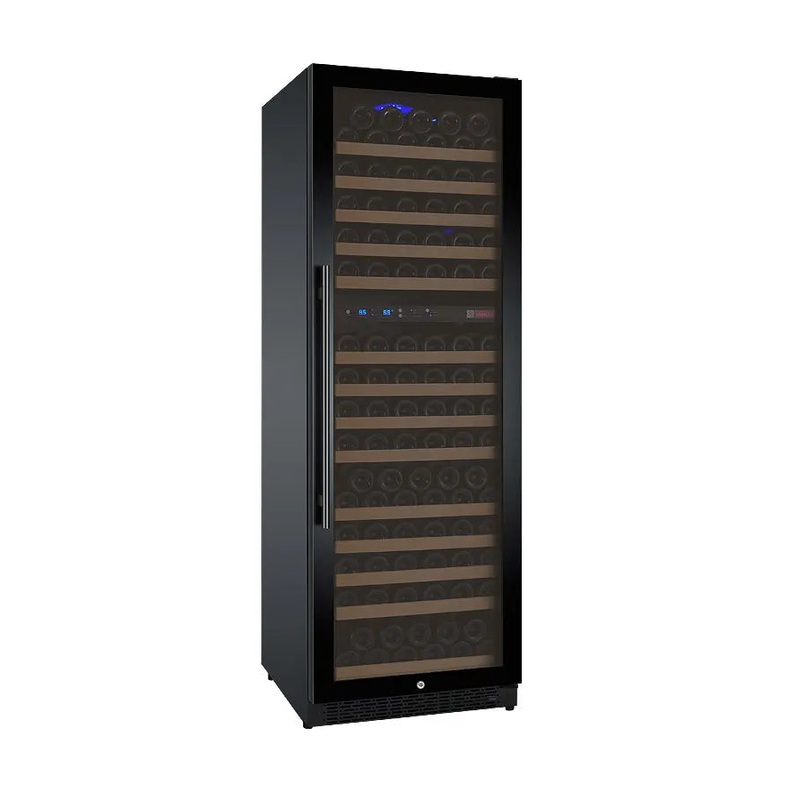 Allavino 24″ Wide FlexCount II Tru-Vino 172 Bottle Dual Zone Black Right Hinge Wine Refrigerator