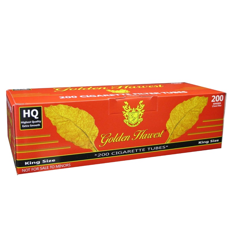Golden Harvest Red (Full Flavor) Cigarette Tubes King (84mm) 200ct Carton