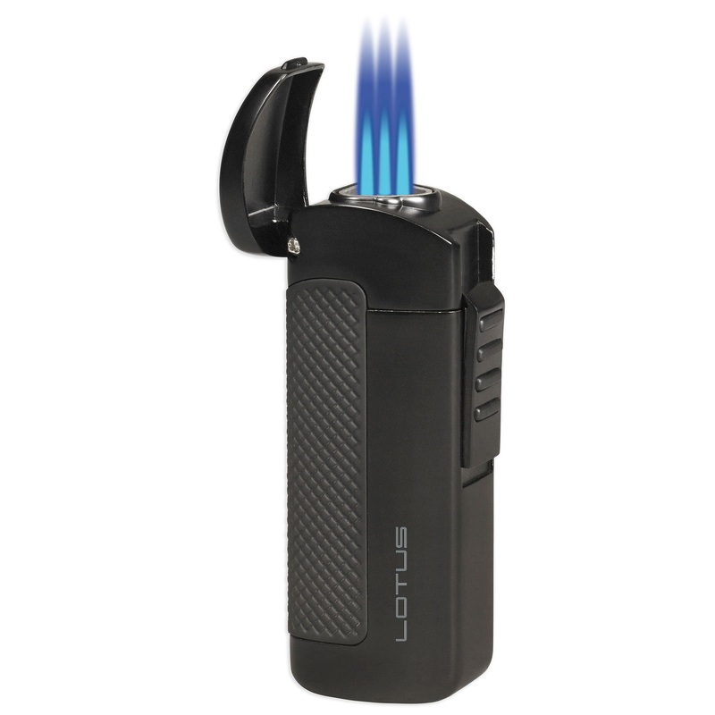 Lotus CEO Triple Torch Flame Lighter Black matte