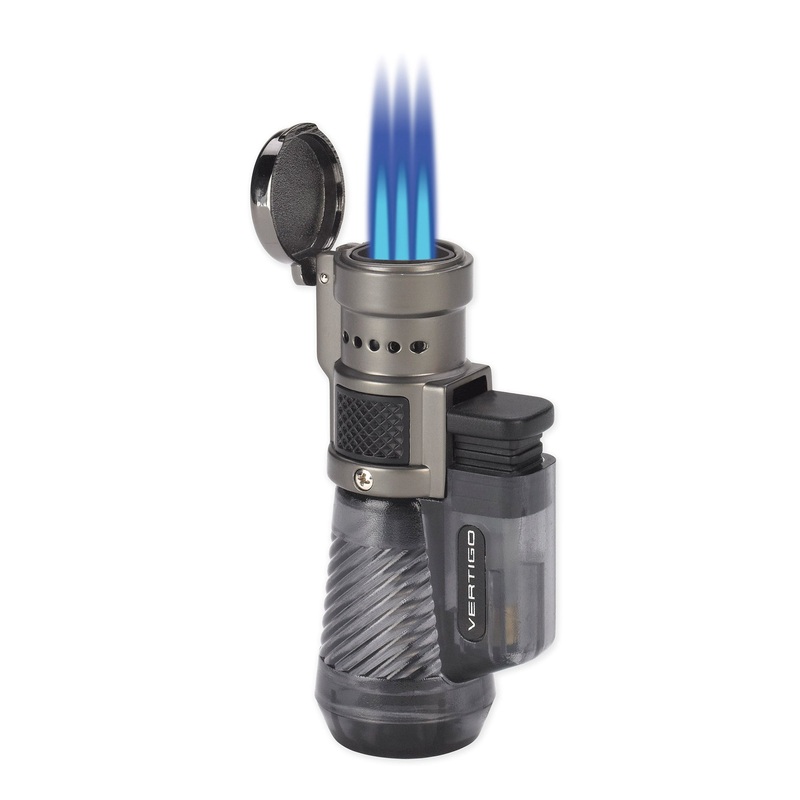 Lotus Cyclone Vertigo Triple Torch Lighter Clear