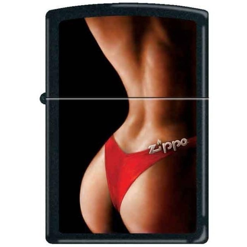 Zippo Lighter – We’ve Got Your Back Black Matte
