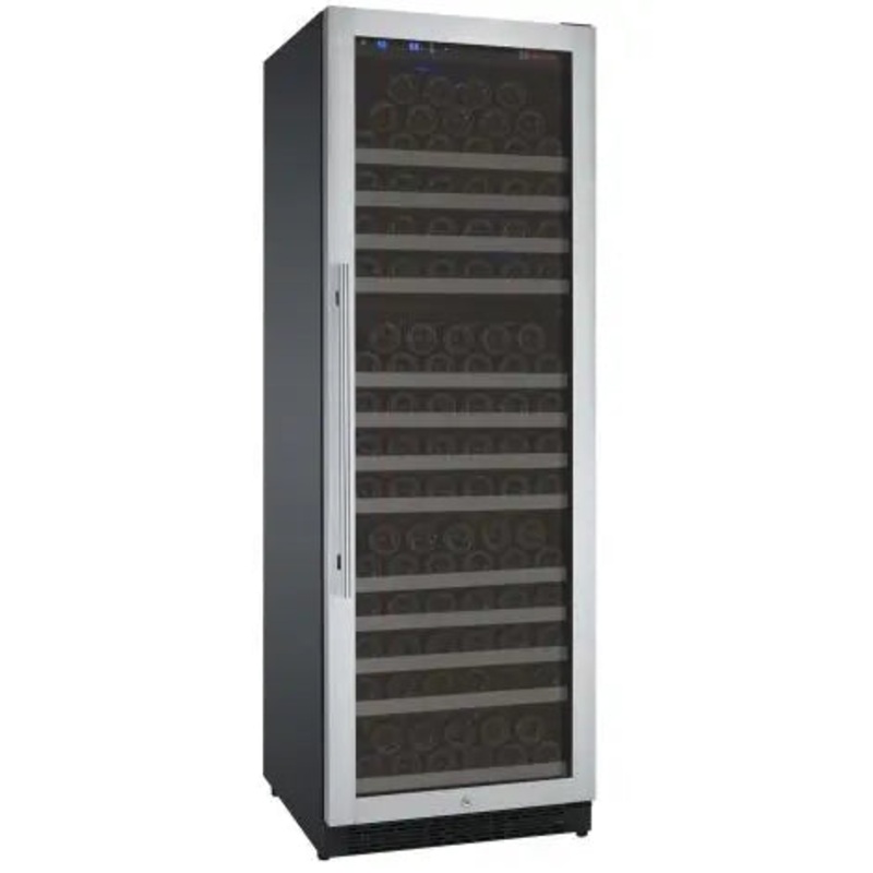 Allavino 24″ Wide FlexCount II Tru-Vino 177 Bottle Single Zone Stainless Steel Right Hinge Wine Refrigerator
