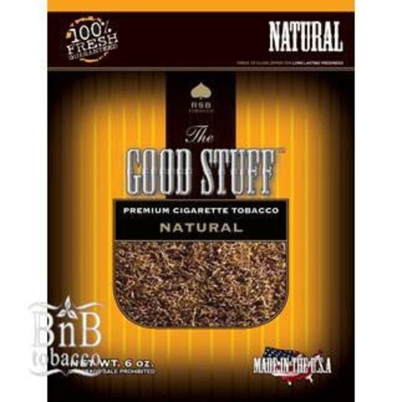 Good Stuff Natural Pipe Tobacco Natural 6oz Bag