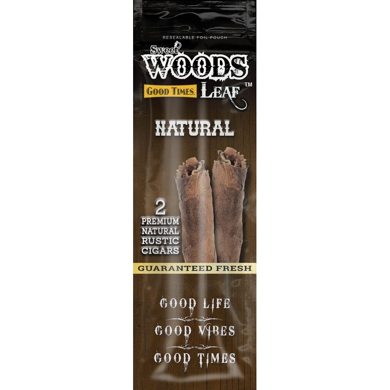 Sweet Woods Natural Cigars Natural 15 Packs of 2 (30ct)
