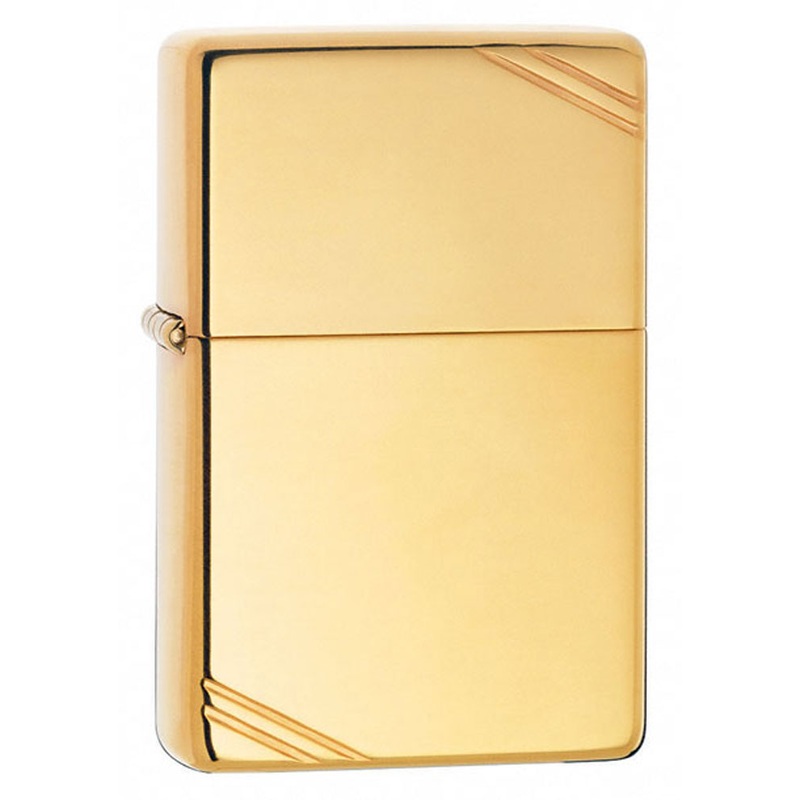 Zippo Vintage High Polish Brass Lighter
