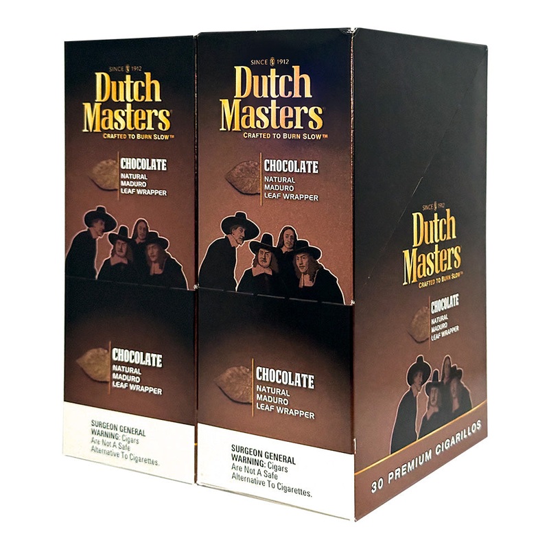 Dutch Masters Chocolate Cigarillos Chocolate 20 Packs of 3