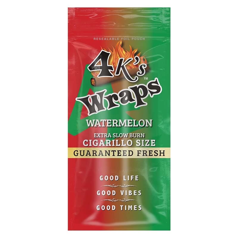 Good Times 4k’s Wraps Watermelon Watermelon 30 Packs of 4 (120ct)