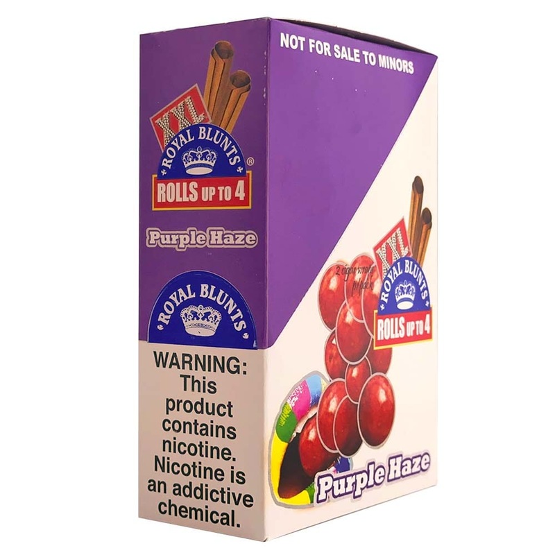 Royal Blunts Purple Haze XXL Wraps Purple Haze 25 Packs of 2