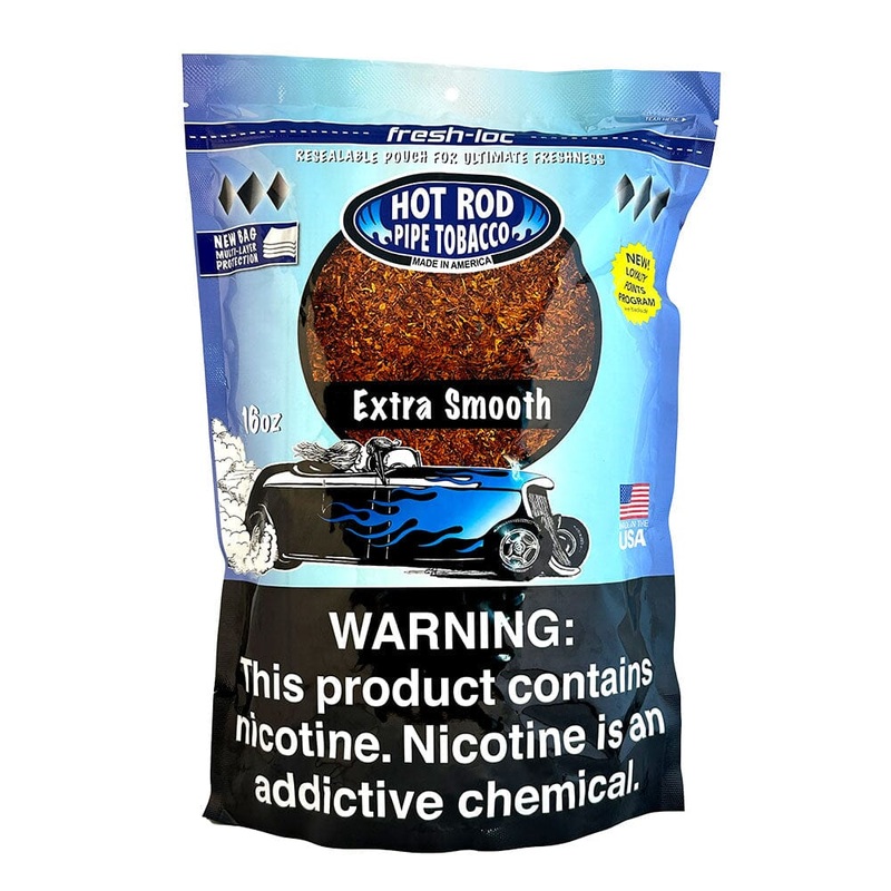 Hot Rod Extra Smooth Pipe Tobacco Extra Smooth 16oz Bag