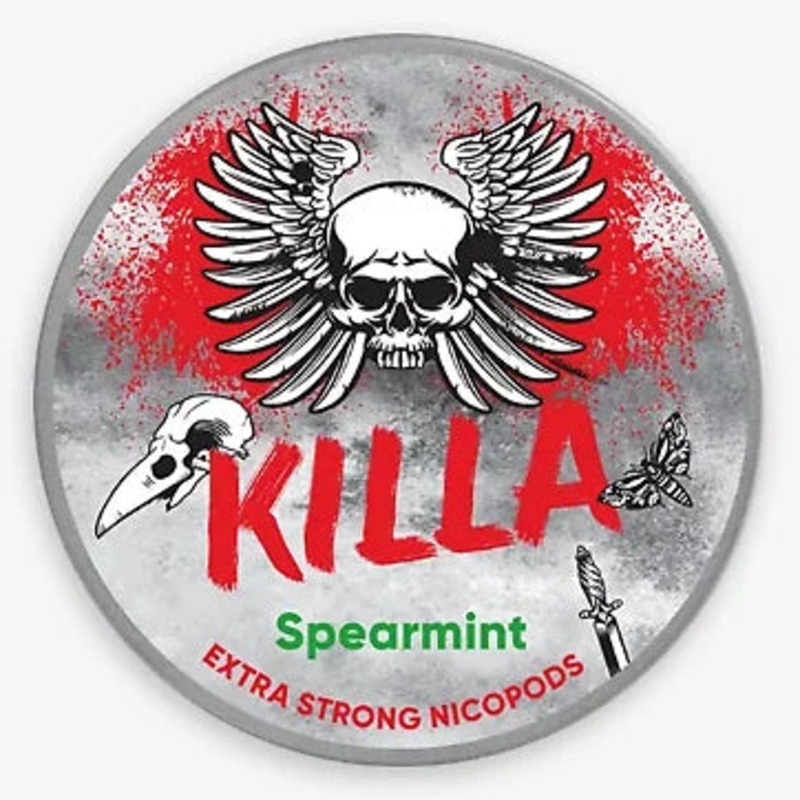 Killa Nicotine Pouches Spearmint 13.2mg – 5 Pack