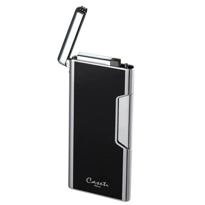 Caseti Lumos Traditional Flame Lighter – Black Lacquer