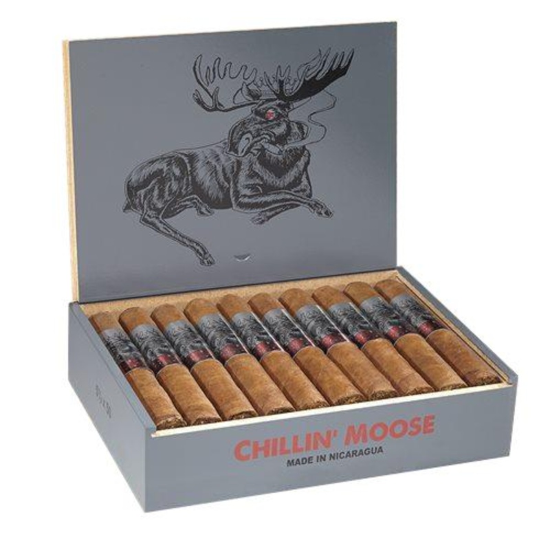Chillin’ Moose Cigars Gigante (6.0″ x 60) Box of 20