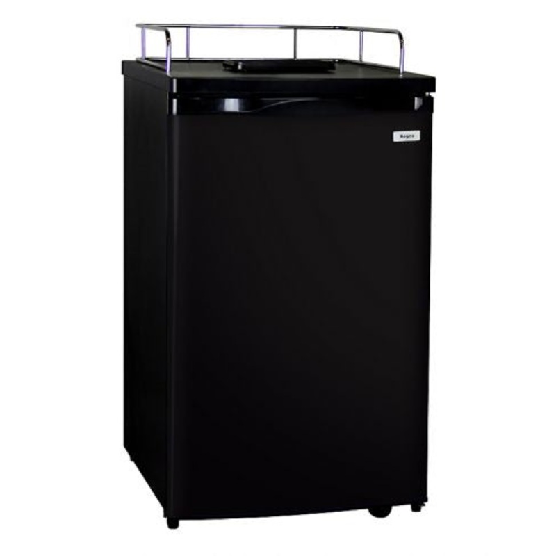 20″ Wide Black Kegerator – Cabinet Only