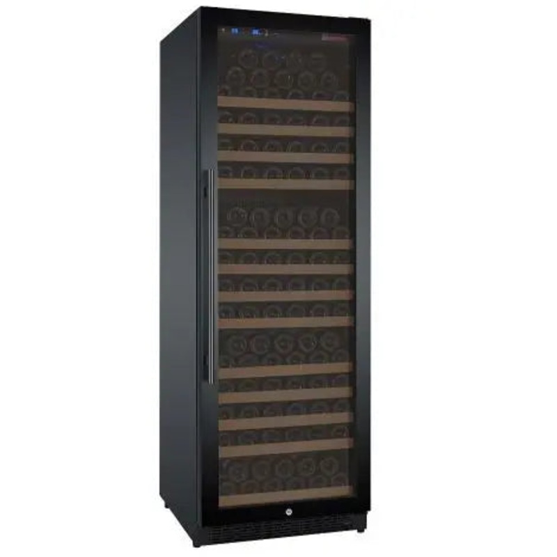 Allavino 24″ Wide FlexCount II Tru-Vino 177 Bottle Single Zone Black Right Hinge Wine Refrigerator